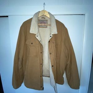 Mens XL corduroy Levi’s Sherpa jacket